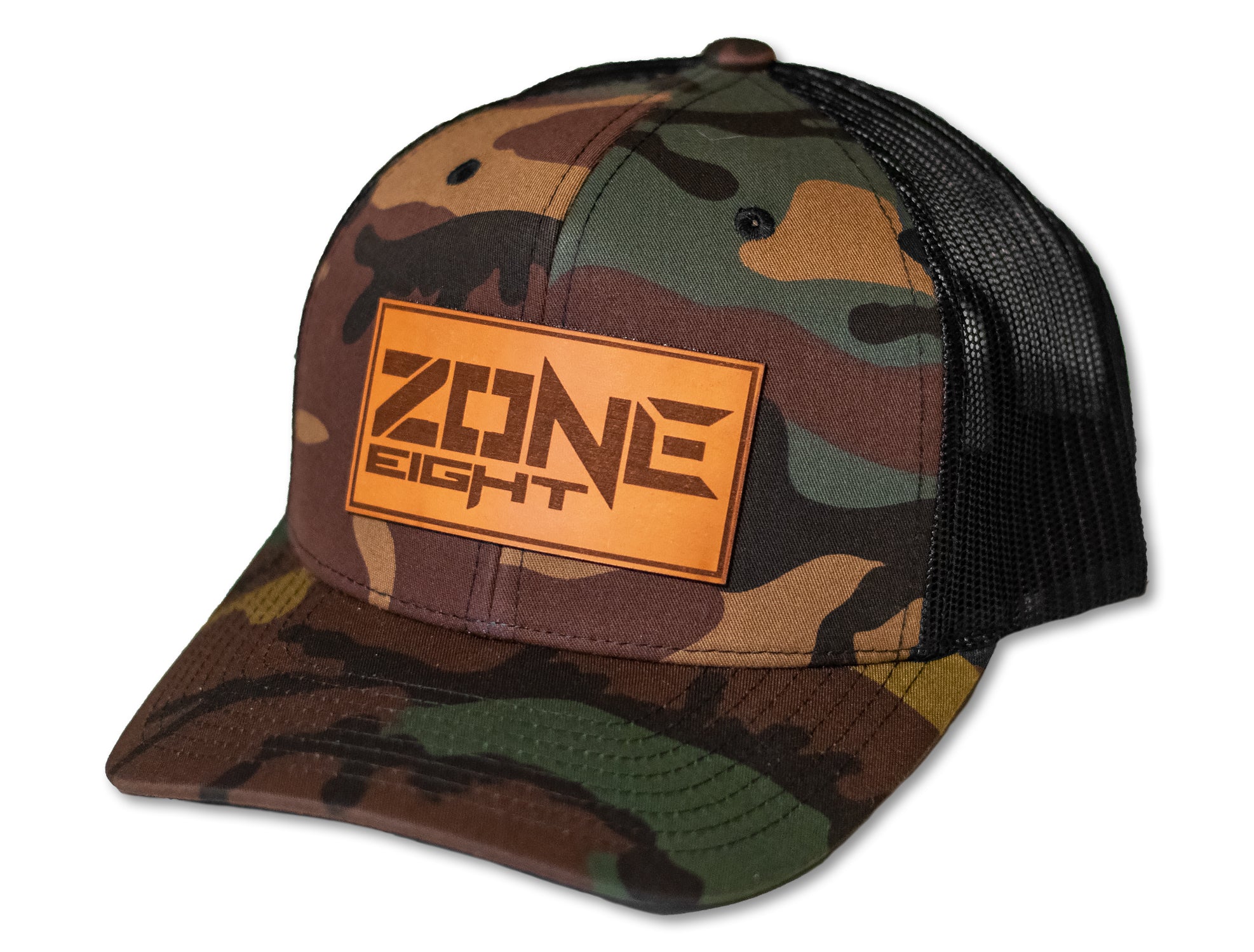 Zone Eight Camo Patch Snap Back Hat