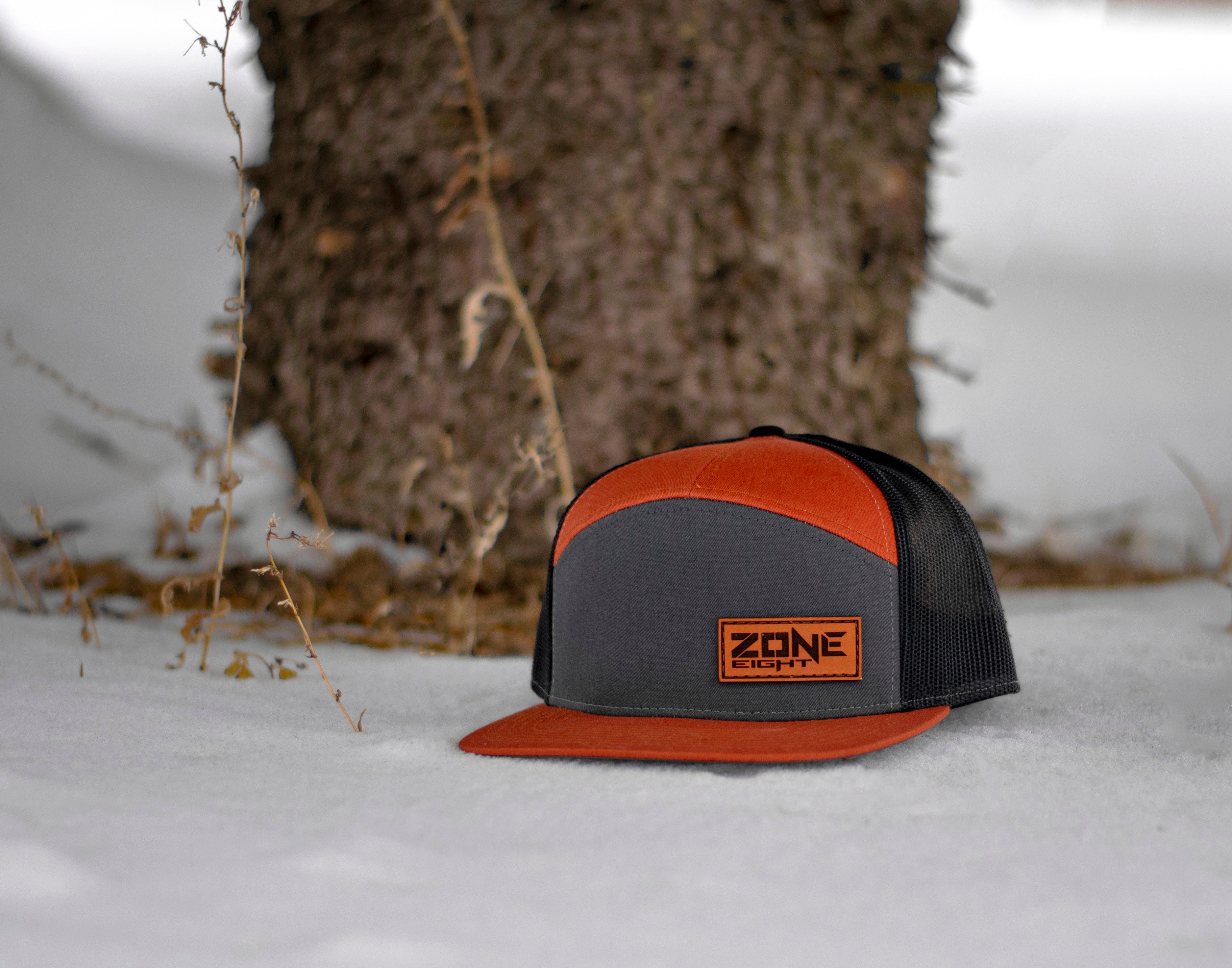 Classic Corner Rust Logo Snap Back Hat