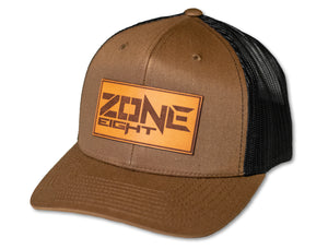 Zone Eight Coyote Brown Patch Snap Back Hat